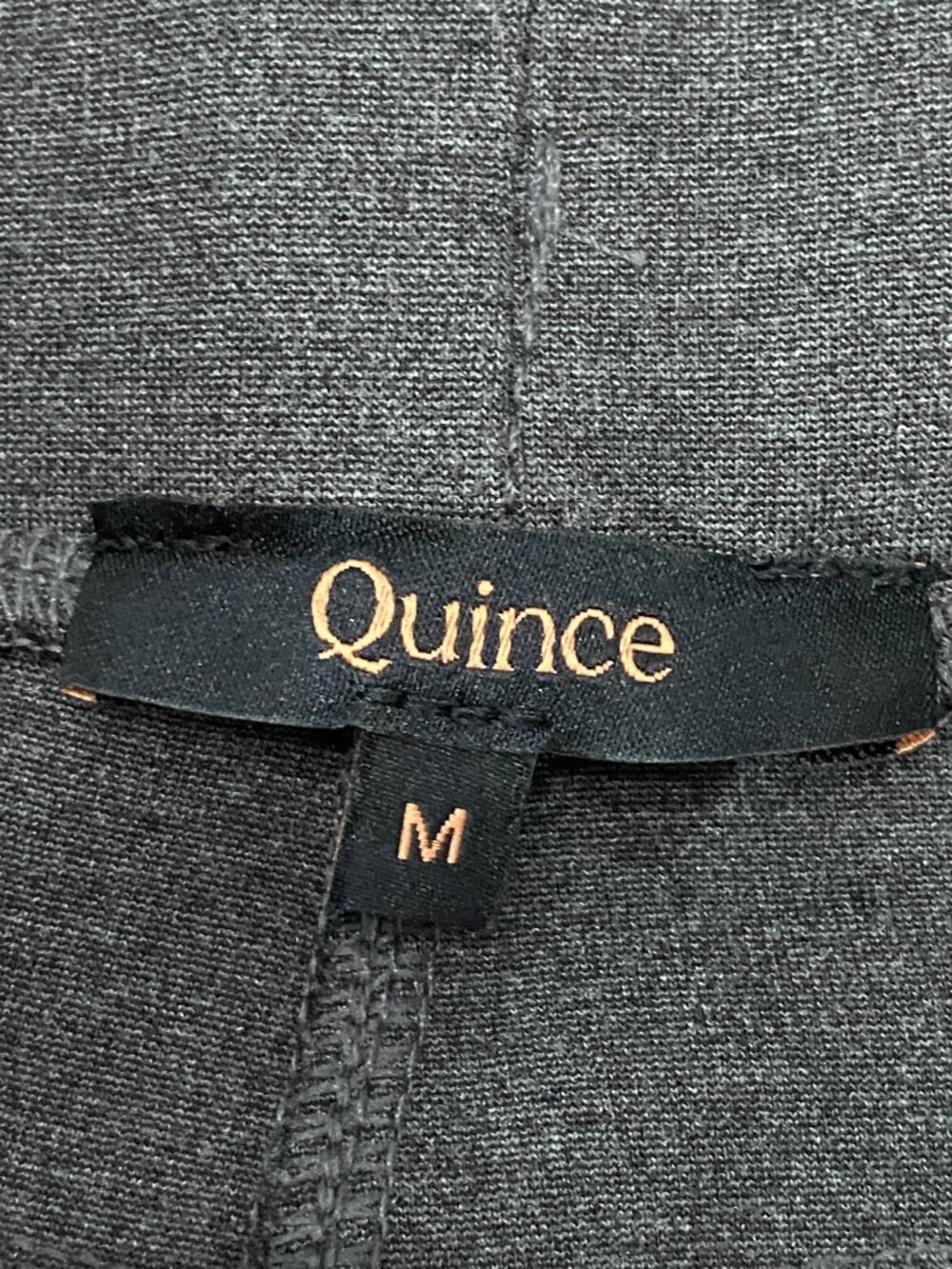 Quince Charcoal Gray Ultra-Stretch Ponte Flare Pants M - Picture 3 of 7